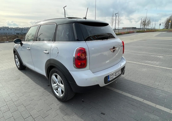 MINI Countryman cena 41500 przebieg: 125700, rok produkcji 2014 z Gdańsk małe 781